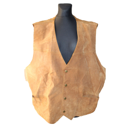 KAMIZELKA MOTOR SKÓRA MATERIAŁ JOHN F GEE rozm. 60